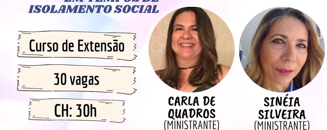 [Curso de Extensão] Gotas Literárias: junt@s e misturad@s em tempos de isolamento social