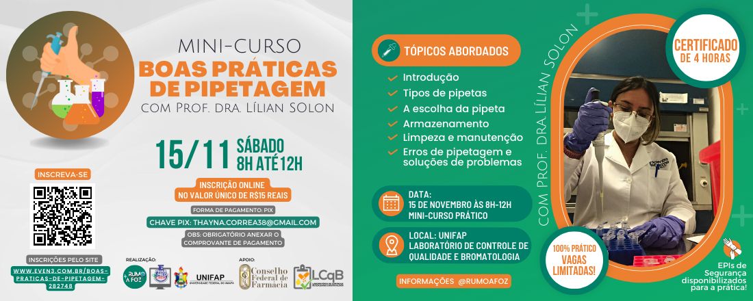 Mini-Curso de Boas Práticas de Pipetagem