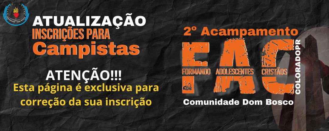 2º FAC Colorado - Correções Cadastrais