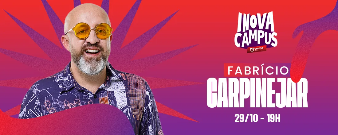Palestra de abertura com Fabrício Carpinejar