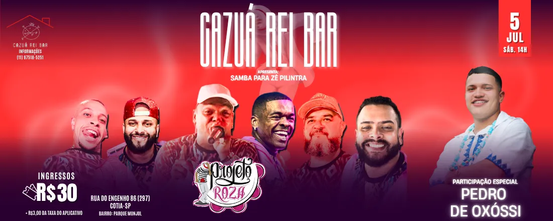 Cazuá Rei Bar - SAMBA PARA ZÉ PILINTRA