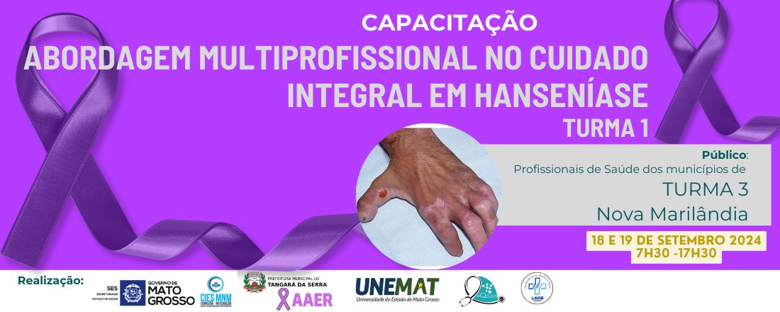 Abordagem multiprofissional no cuidado integral em Hanseníase Turma 03 - Nova Marilândia