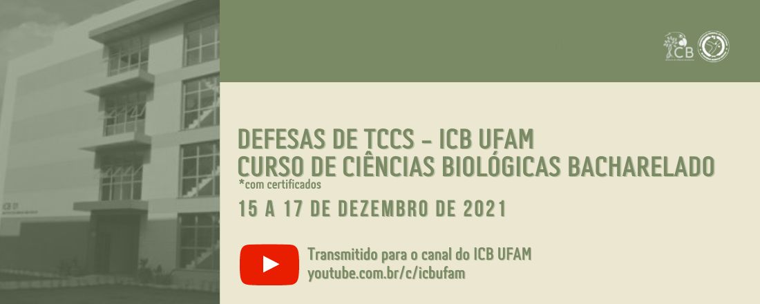 Defesas de TCCs do Curso de Ciências Biológicas – Bacharelado