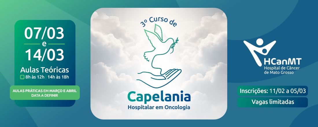 3° Curso de Capelania Hospitalar em Oncologia