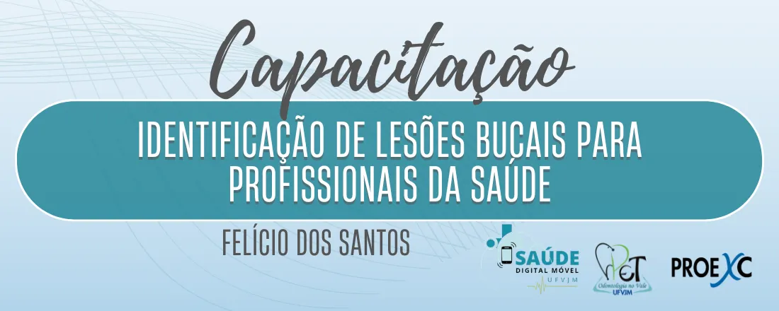 Curso: Identificação de lesões bucais para profissionais da saúde