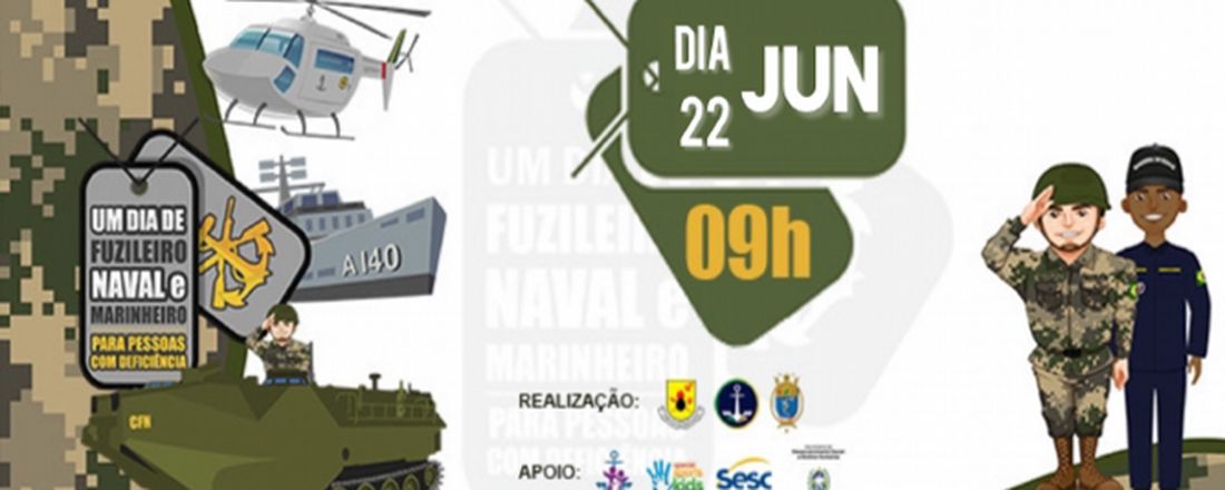 Um dia de Fuzileiro Naval e Marinheiro para pessoas com deficiência