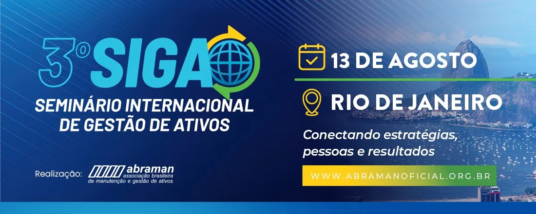 3º SIGA - Terceiro Seminário Internacional de Gestão de Ativos