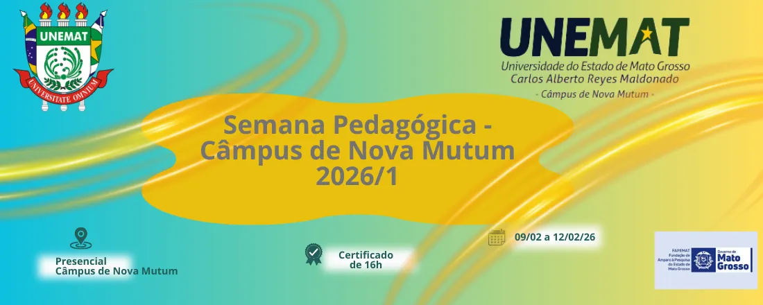 Semana Pedagógica -Câmpus de Nova Mutum – 2026/1