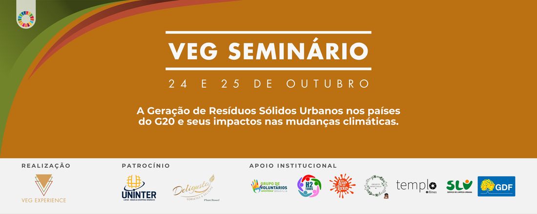 VEG SEMINÁRIO: A geração de resíduos sólidos urbanos nos países do G20 e seus impactos nas mudanças climáticas