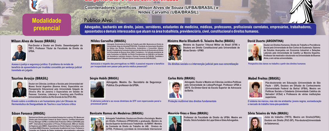 IV Seminário Internacional de Direito Material e Processual do Trabalho: Seguridade Social, Constituição, Justiça e Direitos Humanos