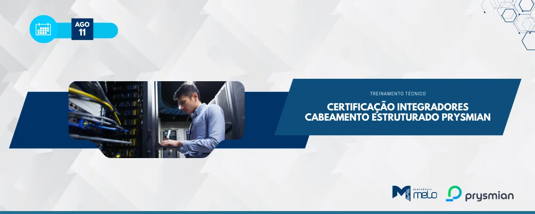 Certifcação Integradores Cabeamento Estruturado Prysmian