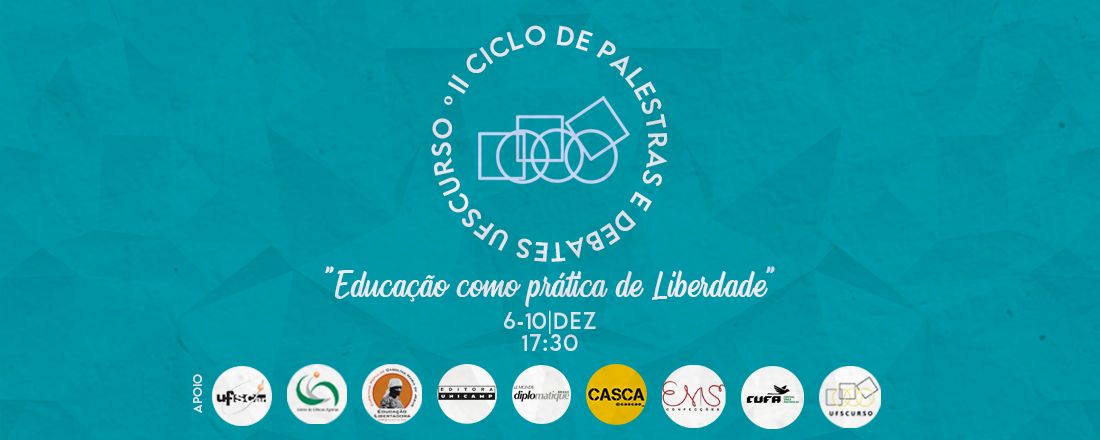 2º CIPAD UFSCurso: "Educação como prática de liberdade"
