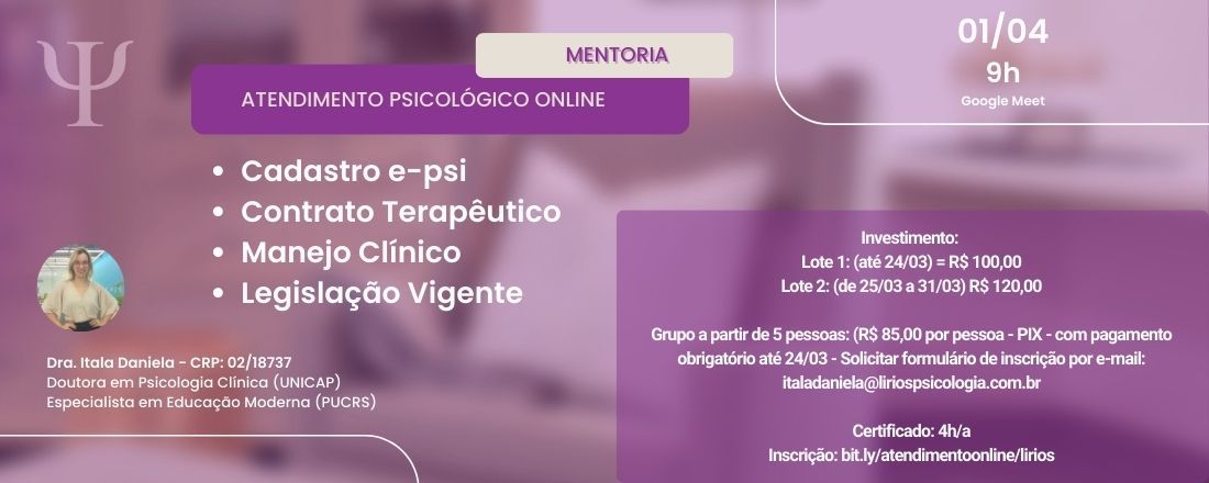 Mentoria Atendimento Online