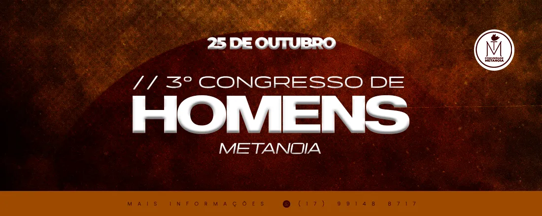 CONGRESSO DE HOMENS METANOIA