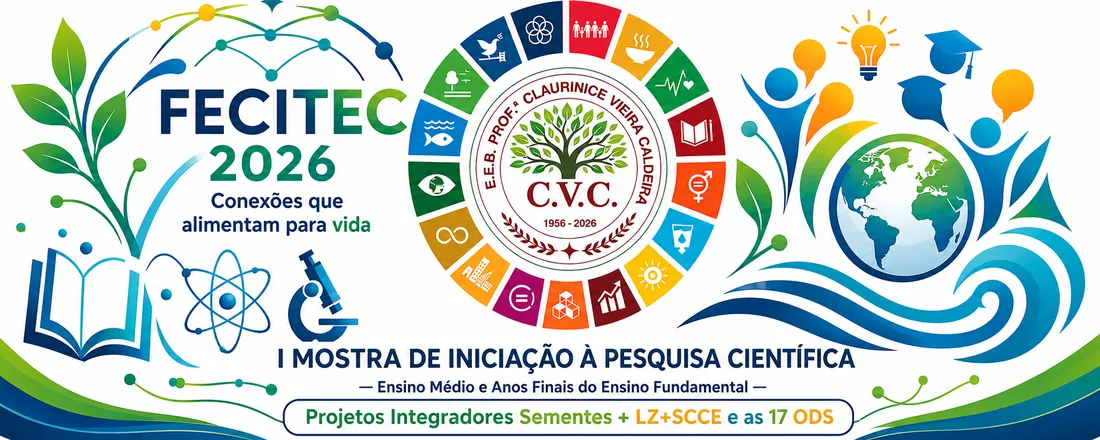 I MOSTRA DE INICIAÇÃO À PESQUISA CIENTÍFICA Ensino Médio e Anos Finais do Ensino Fundamental Projetos Integradores Sementes + LZ+SCCE e as 17 ODS