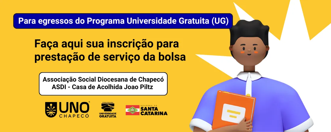 Oportunidade Contrapartida UG (2026/1) -  Ação Social Diocesana - Casa de acolhida João Piltz - ASDI