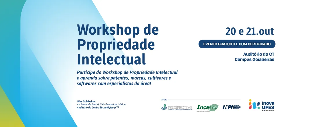 Workshop de Propriedade Intelectual no Campus de Goiabeiras