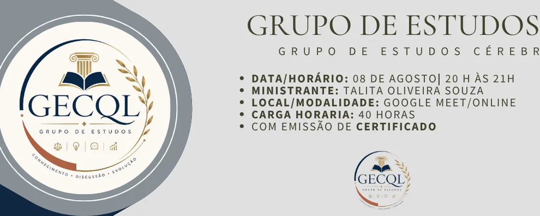 Grupo de Estudos Cérebro que Lê - GECQL