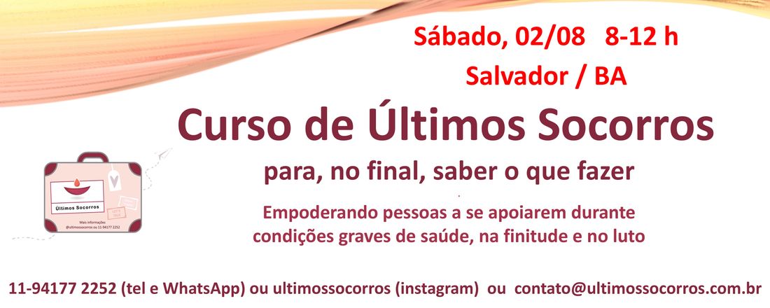 Curso de Últimos Socorros (Salvador, 02/08)