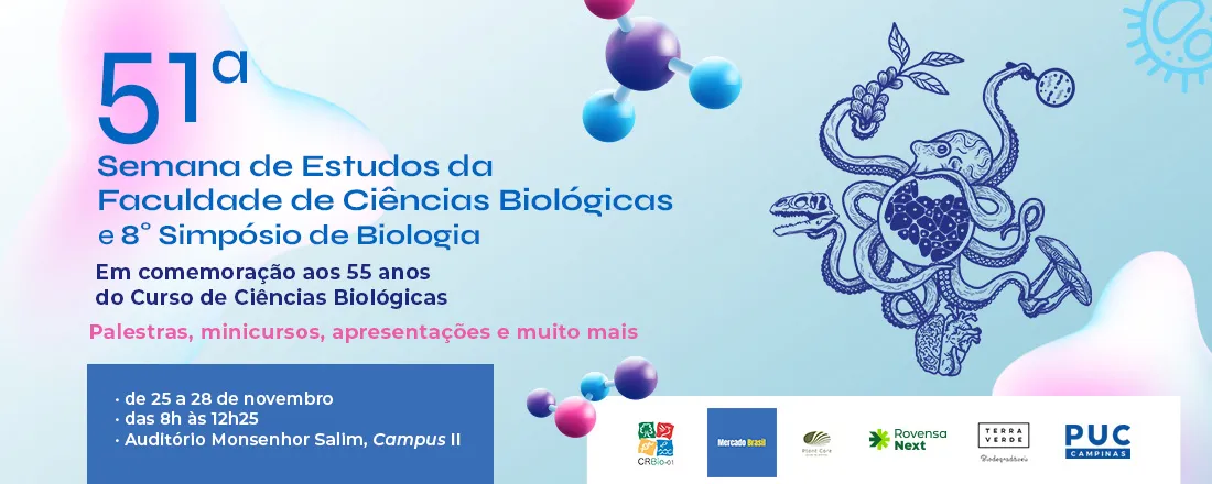 55 Anos do Curso de Ciências Biológicas