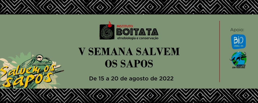 V Semana Salvem os Sapos