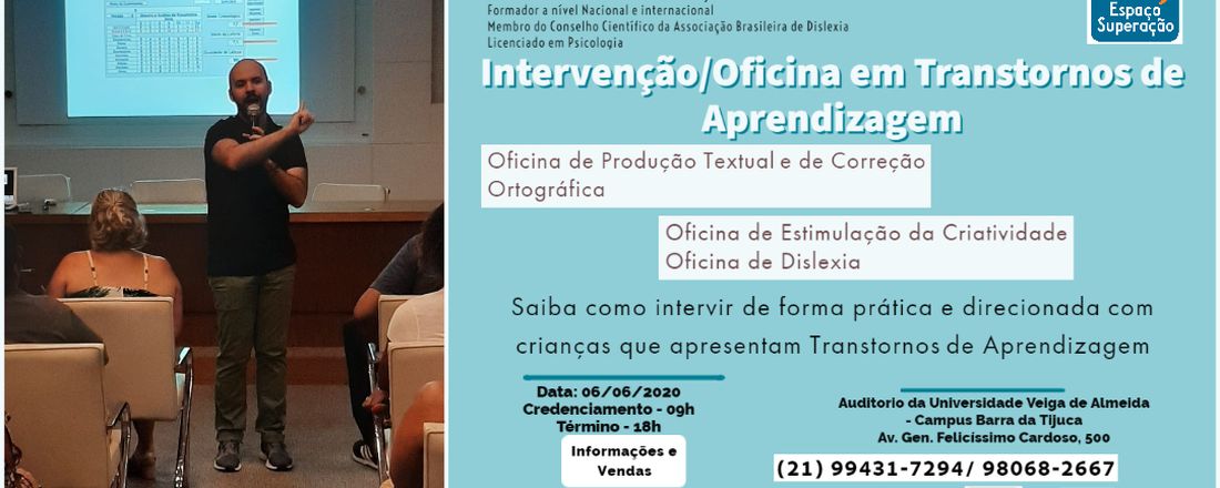 Intervenção/Oficina em Transtornos da Aprendizagem
