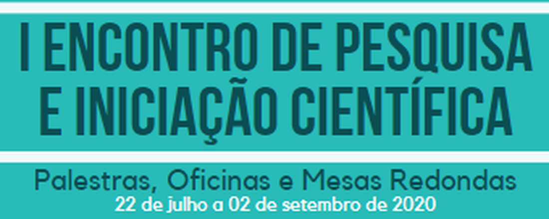 I Encontro de Pesquisa e Iniciação Científica