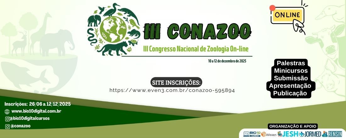 III Congresso Nacional de Zoologia On-line (III CONAZOO)