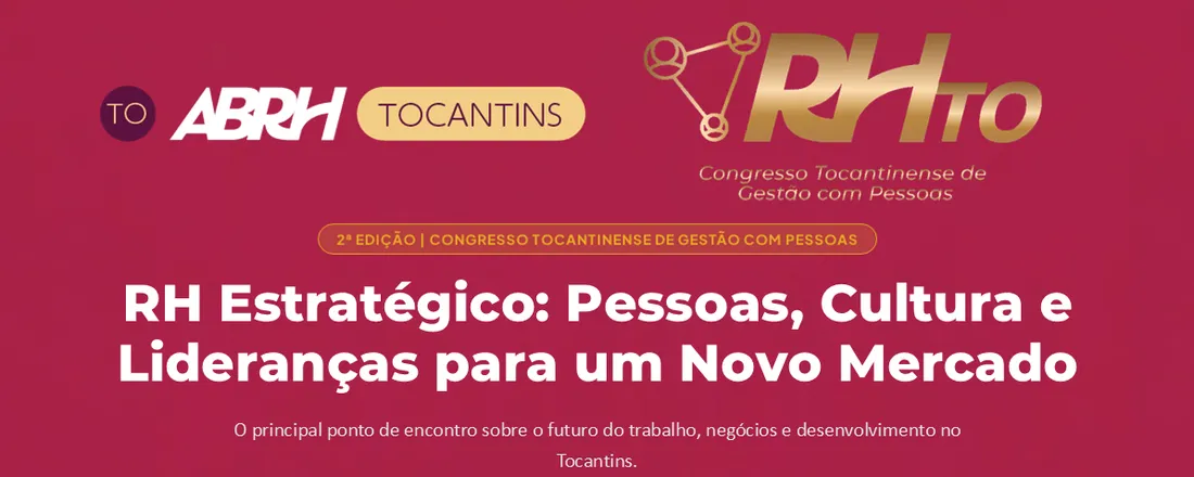 RHTO - Congresso Tocantinense de Gestão com Pessoas