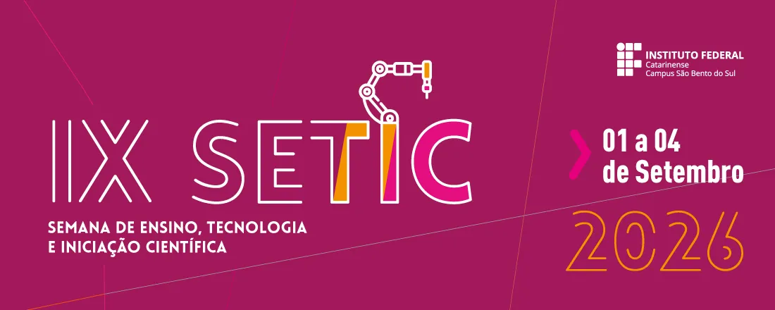 IX SETIC - Instituto Federal Catarinense - IFC