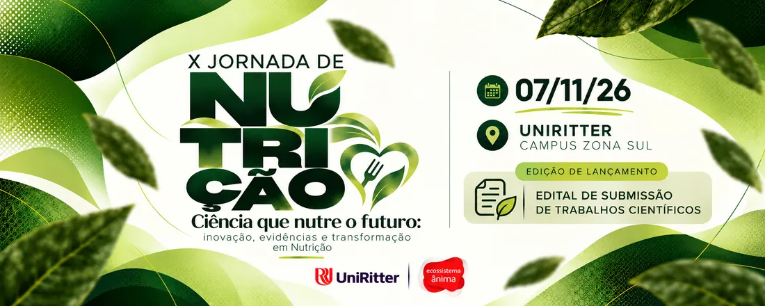 X JORNADA DE NUTRIÇÃO | UNIRITTER
