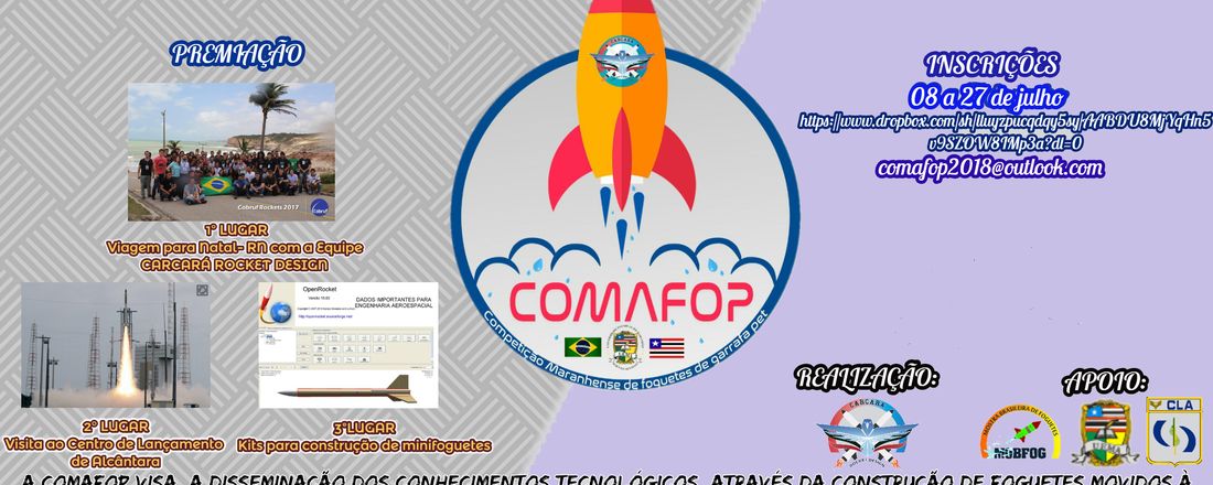 COMAFOP- I COMPETIÇÃO MARANHENSE DE FOGUETES DE GARRAFA PET