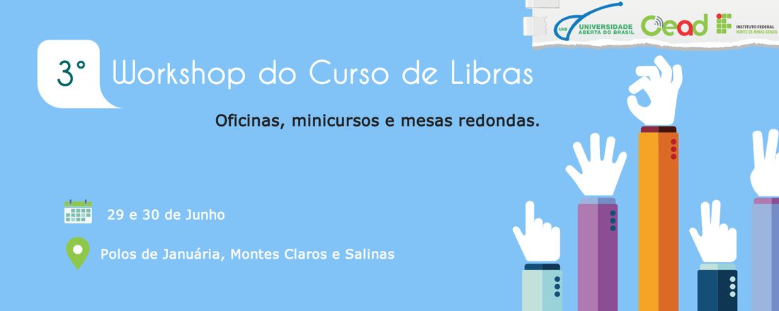 3º Workshop do Curso de Letras Libras