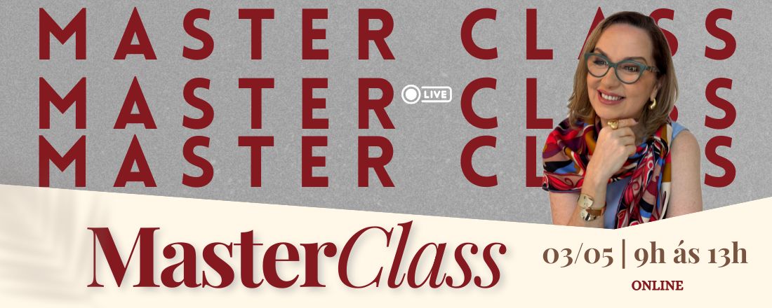 MASTER CLASS BATISMO COM ESPÍRITO SANTO