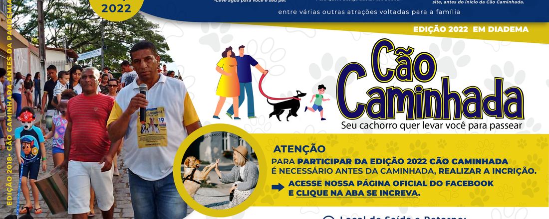 Cão Caminhada Oficial 2022 Diadema