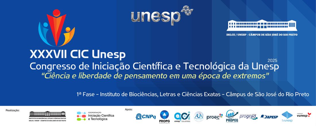 XXXVII Congresso de Iniciação Científica da Unesp - IBILCE/São José do Rio Preto