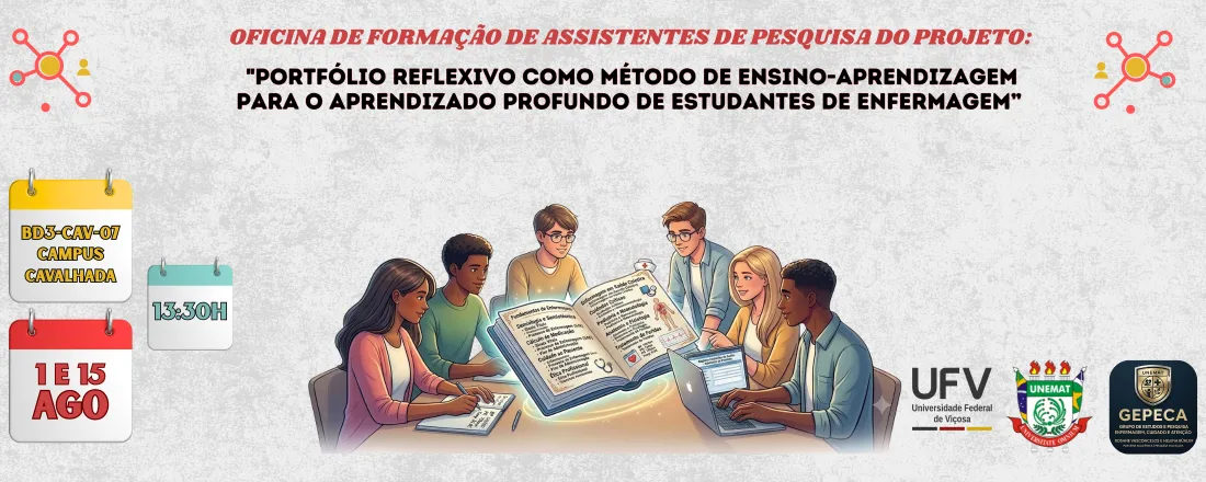 Oficina de Formação de Assistentes de Pesquisa do Projeto Portfólio Reflexivo como Método de Ensino-Aprendizagem para o Aprendizado Profundo de Estudantes de Enfermagem
