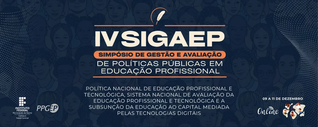 IV Simpósio de Gestão e Avaliação de Políticas Públicas em Educação Profissional – SIGAEP