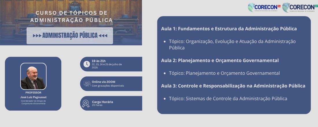 Curso de Tópicos de Administração Pública