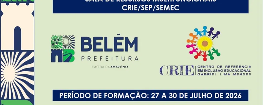 FORMAÇÃO CONTINUADA PARA PROFESSORES DE SRM CRIE/SEP/SEMEC