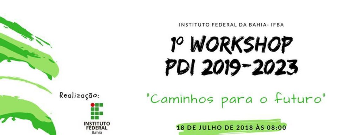 Workshop: PDI 2019 – 2023: Caminhos para o futuro