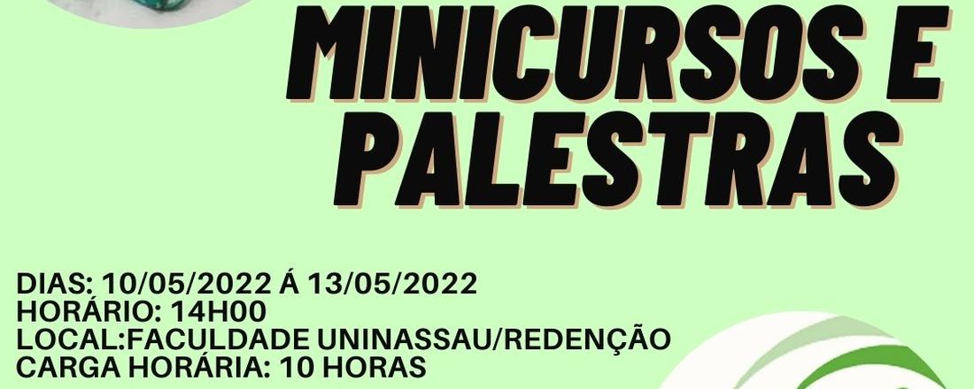 SEMANA DE MINICURSOS E PALESTRAS_CA NOVAINTEGRAFISIO