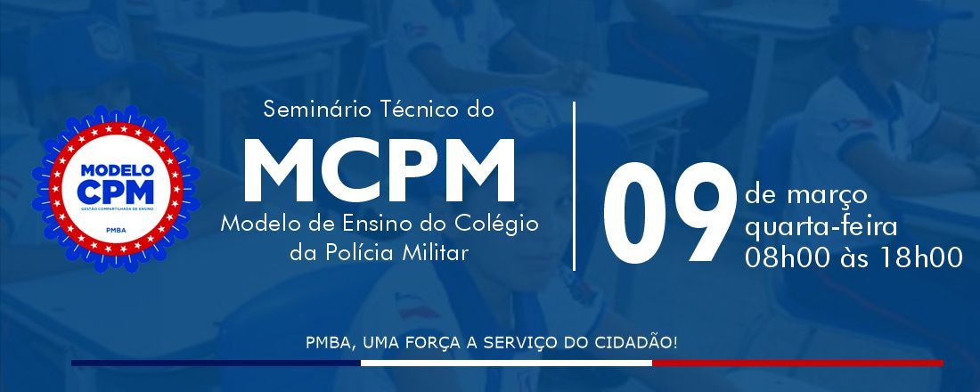 I SEMINÁRIO TÉCNICO DO MCPM - GESTÃO COMPARTILHADA