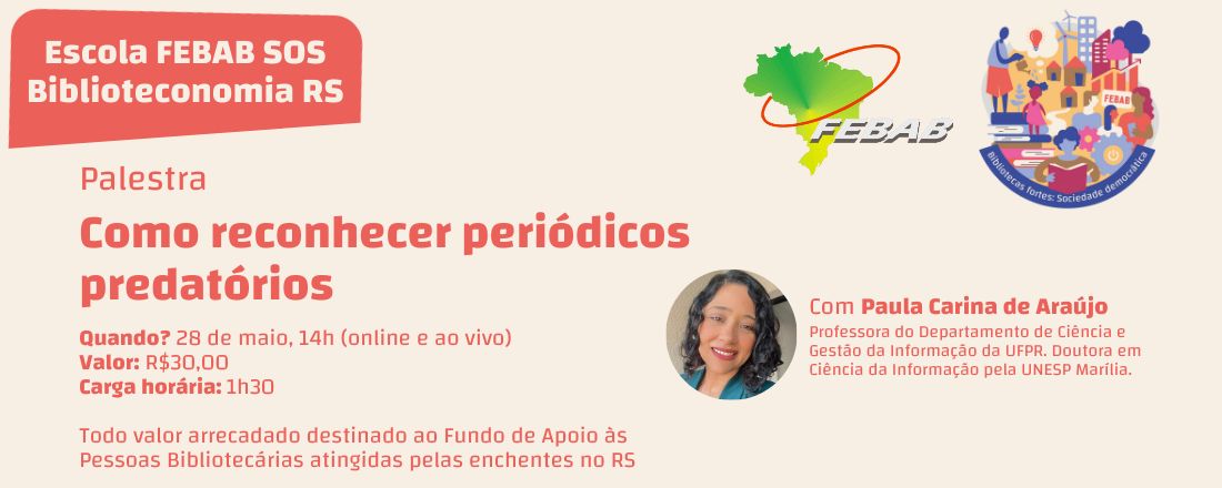 Palestra "Como reconhecer periódicos predatórios"