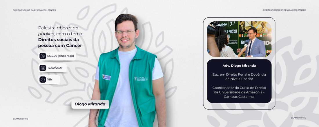 DIREITOS SOCIAIS DA PESSOA COM CÂNCER