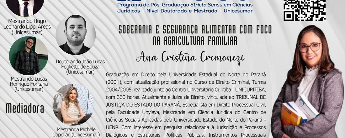 Soberania e Segurança Alimentar com Foco na Agricultura Familiar