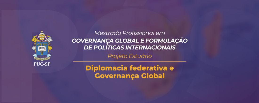 Diplomacia Federativa e Governança Global