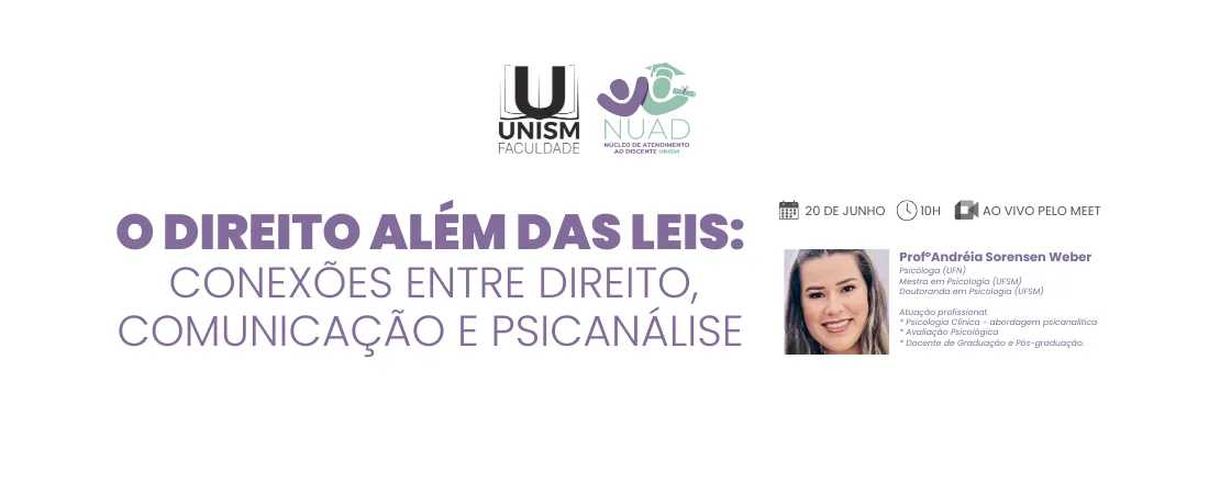 O Direito além das Leis: Conexões entre Direito, Comunicação e Psicanálise