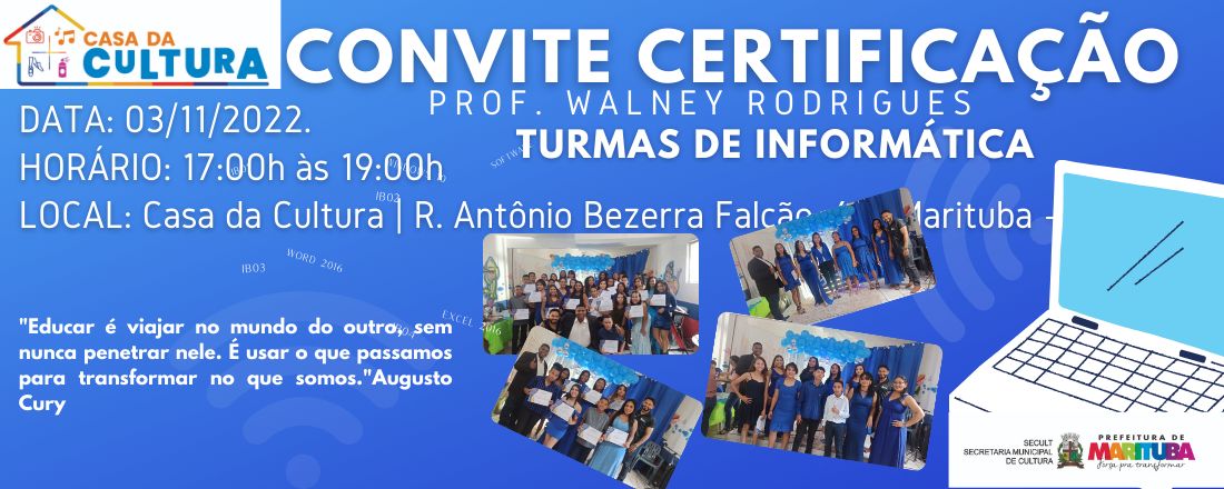 Certificação CDC informática básica e avançada