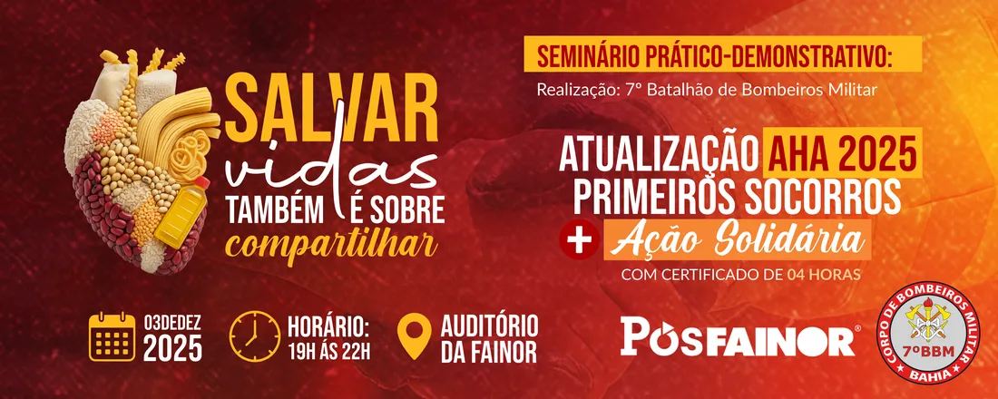 Salvar Vidas Também é Sobre Compartilhar - FAINOR